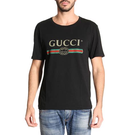 gucci black t shirt cheap|gucci t shirt black men.